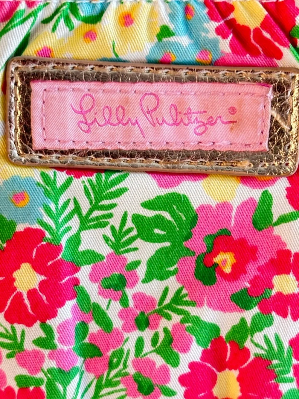 Lilly Pulitzer Wristlet Wallet Floral Preppy
